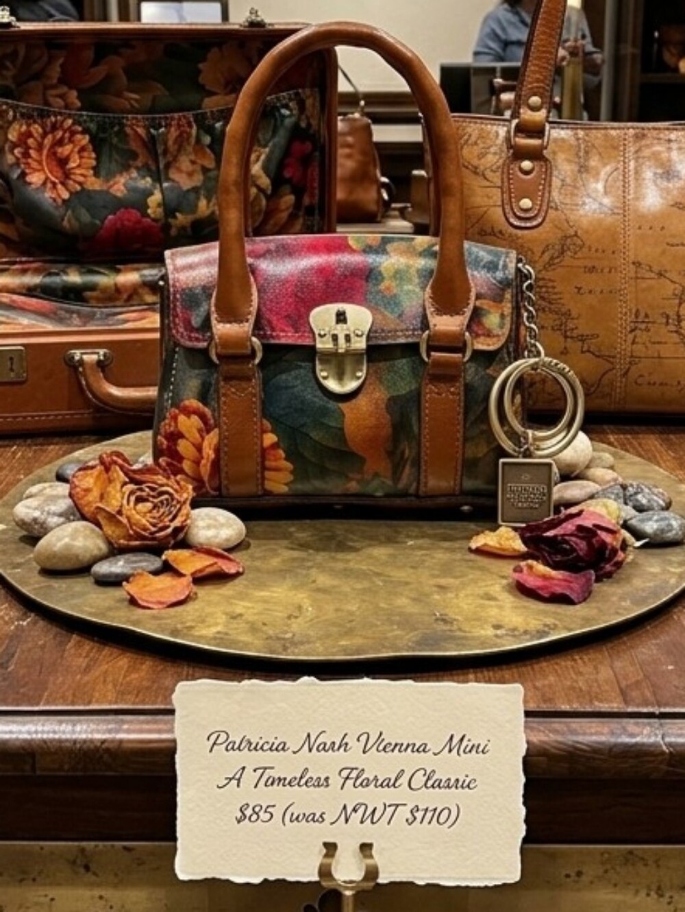 Patricia Nash Mini Vienna Handbag Charm - NWT